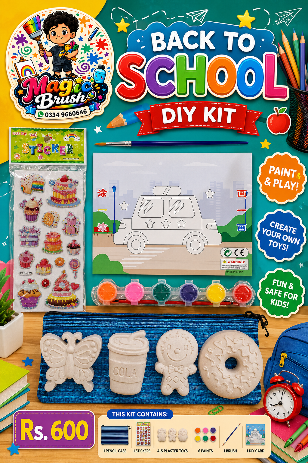 Back To School Painting Kit