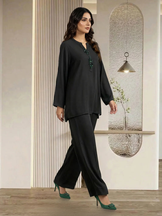 Grip Co-ord set- Embellished (Pret)