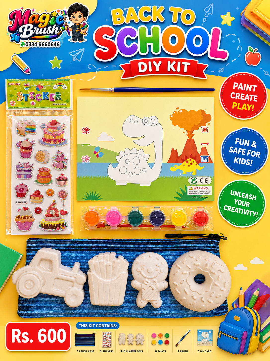 Back To School Painting Kit