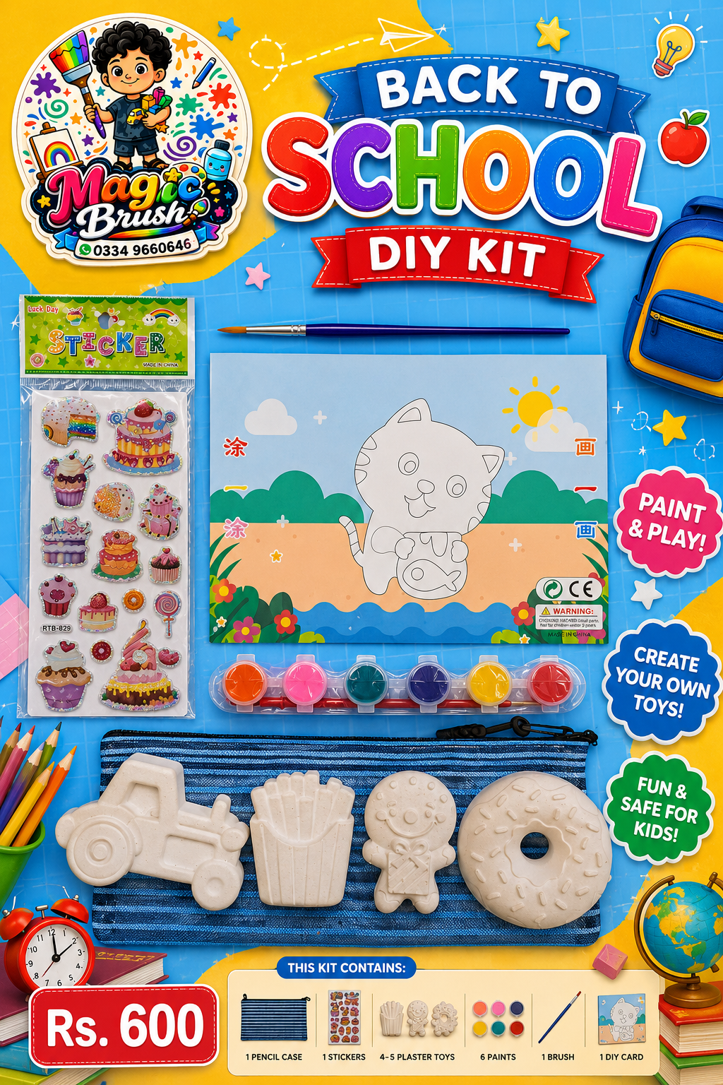 Back To School Painting Kit